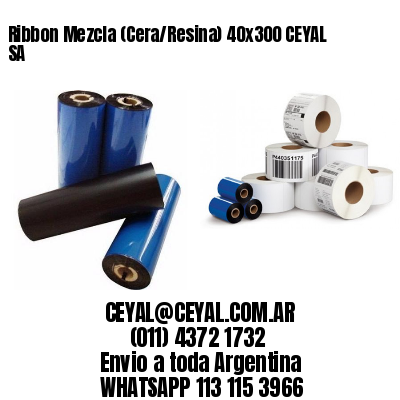 Ribbon Mezcla (Cera/Resina) 40×300 CEYAL SA
