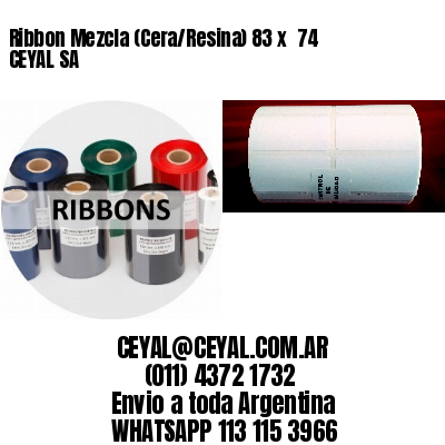 Ribbon Mezcla (Cera/Resina) 83 x  74 CEYAL SA