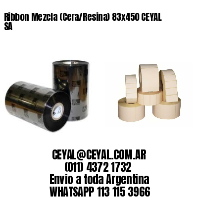 Ribbon Mezcla (Cera/Resina) 83×450 CEYAL SA
