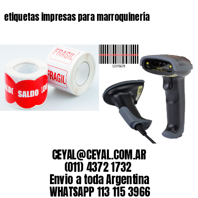 etiquetas impresas para marroquinería