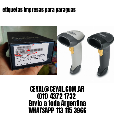 etiquetas impresas para paraguas