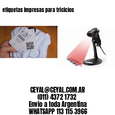 etiquetas impresas para triciclos