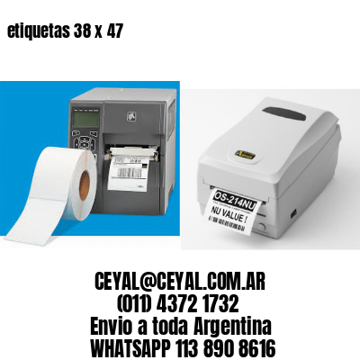 etiquetas 38 x 47