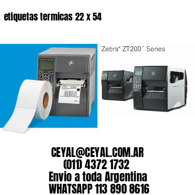 etiquetas termicas 22 x 54