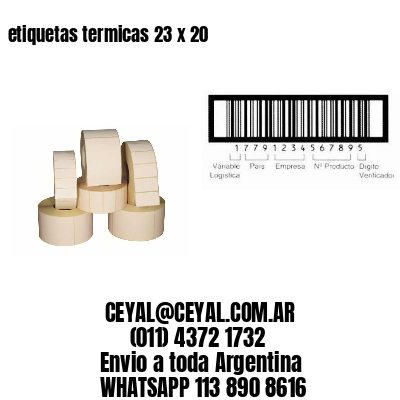 etiquetas termicas 23 x 20