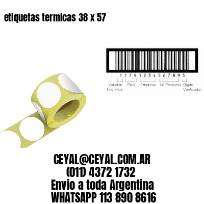 etiquetas termicas 38 x 57
