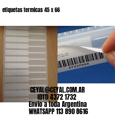 etiquetas termicas 45 x 66