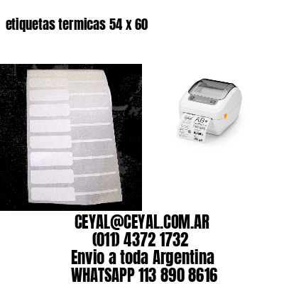 etiquetas termicas 54 x 60