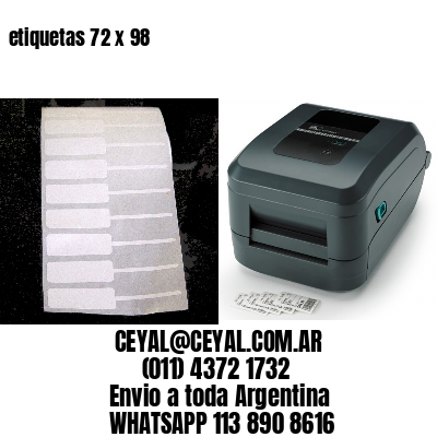 etiquetas 72 x 98