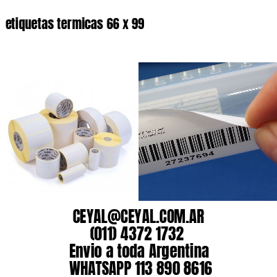 etiquetas termicas 66 x 99