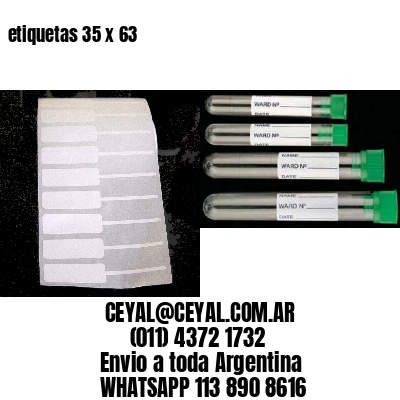 etiquetas 35 x 63