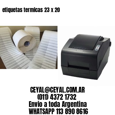 etiquetas termicas 23 x 20