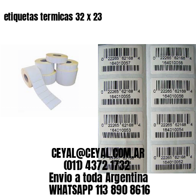 etiquetas termicas 32 x 23