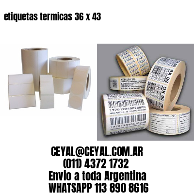 etiquetas termicas 36 x 43