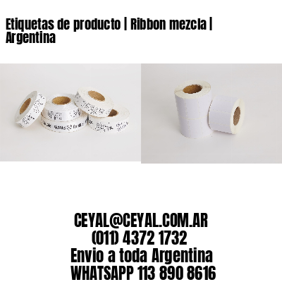 Etiquetas de producto | Ribbon mezcla | Argentina