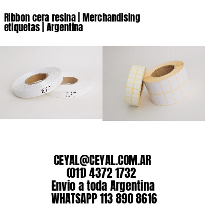 Ribbon cera resina | Merchandising etiquetas | Argentina