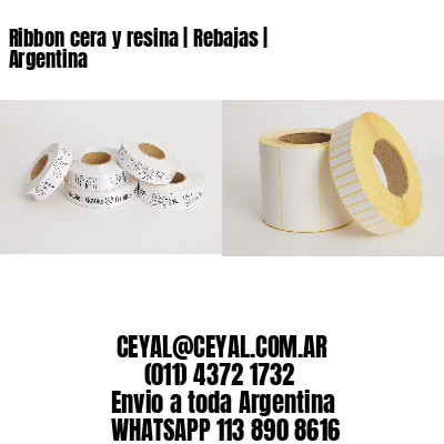 Ribbon cera y resina | Rebajas | Argentina