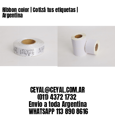 Ribbon color | Cotizá tus etiquetas | Argentina