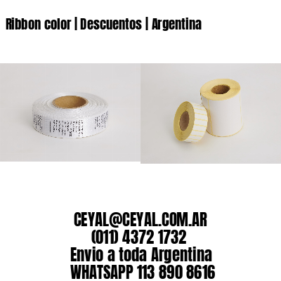 Ribbon color | Descuentos | Argentina