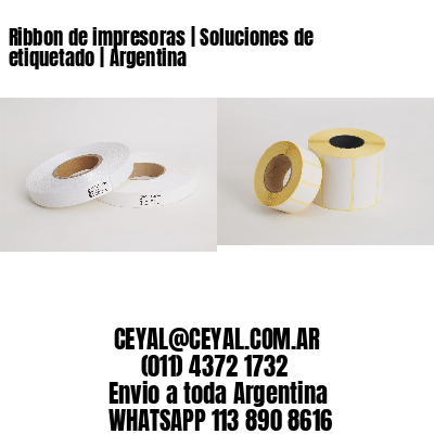 Ribbon de impresoras | Soluciones de etiquetado | Argentina