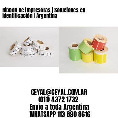 Ribbon de impresoras | Soluciones en identificación | Argentina