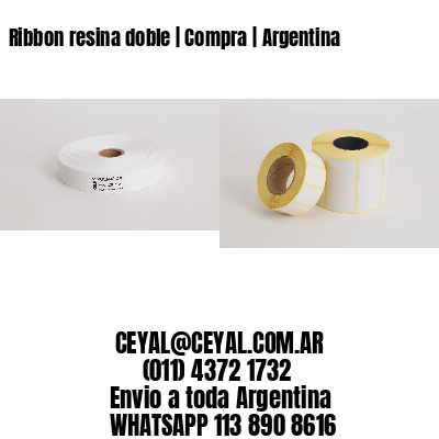 Ribbon resina doble | Compra | Argentina