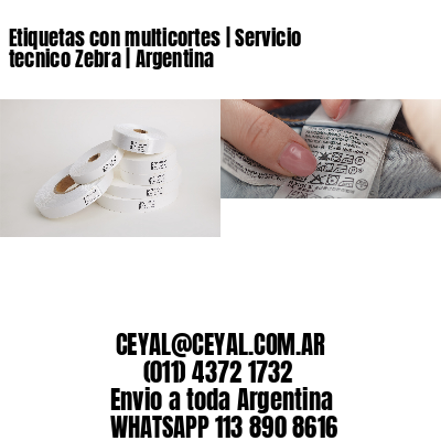 Etiquetas con multicortes | Servicio tecnico Zebra | Argentina