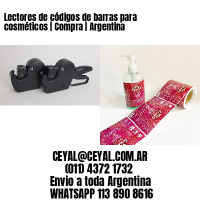Lectores de códigos de barras para cosméticos | Compra | Argentina