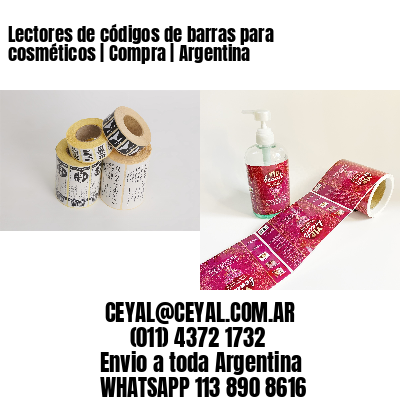 Lectores de códigos de barras para cosméticos | Compra | Argentina