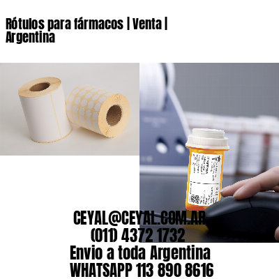 Rótulos para fármacos | Venta | Argentina