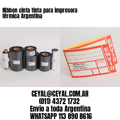 Ribbon cinta tinta para impresora térmica Argentina