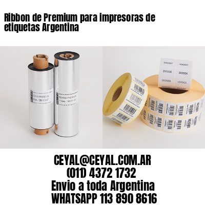 Ribbon de Premium para impresoras de etiquetas Argentina