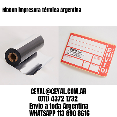 Ribbon impresora térmica Argentina