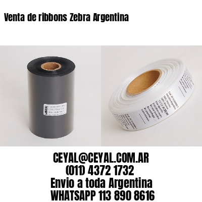 Venta de ribbons Zebra Argentina