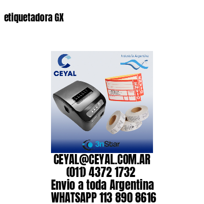 etiquetadora GX