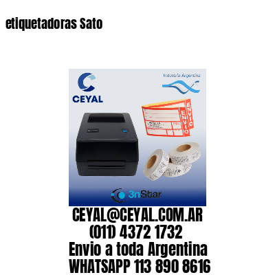 etiquetadoras Sato