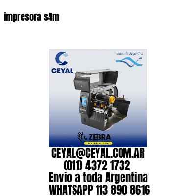 impresora s4m