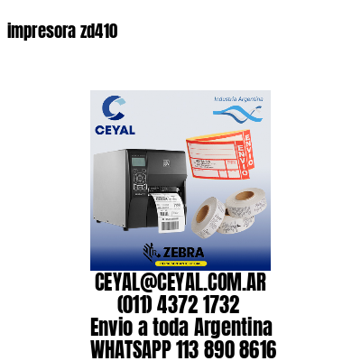 impresora zd410