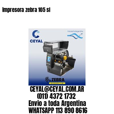 impresora zebra 105 sl