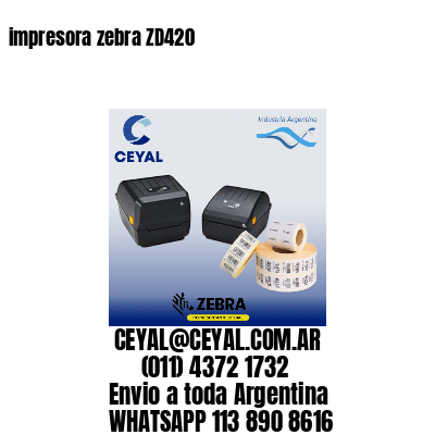 impresora zebra ZD420
