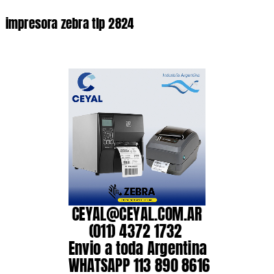 impresora zebra tlp 2824