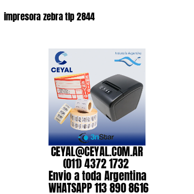 impresora zebra tlp 2844