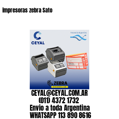 impresoras zebra Sato