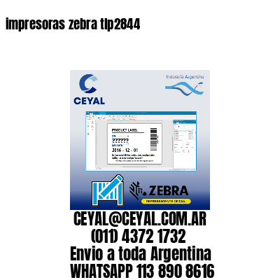 impresoras zebra tlp2844