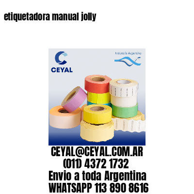 etiquetadora manual jolly