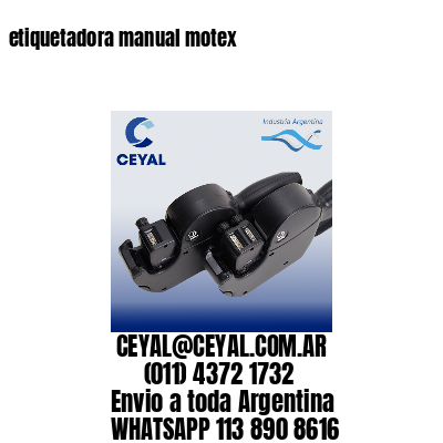 etiquetadora manual motex