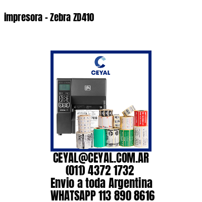impresora – Zebra ZD410