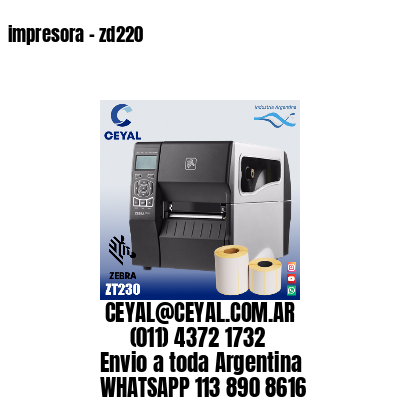 impresora - zd220