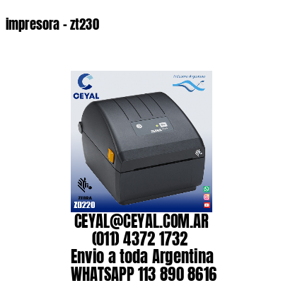 impresora - zt230