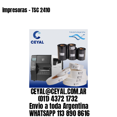 impresoras – TSC 2410